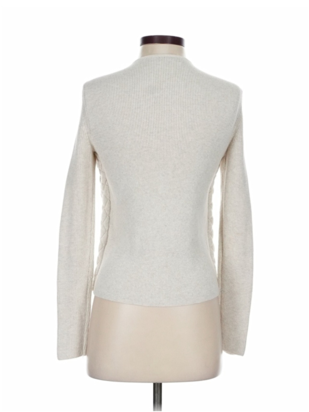 Charter Club Cream Quilted Zip-Front Knit Bomber Jacket - Picture 2 of 7